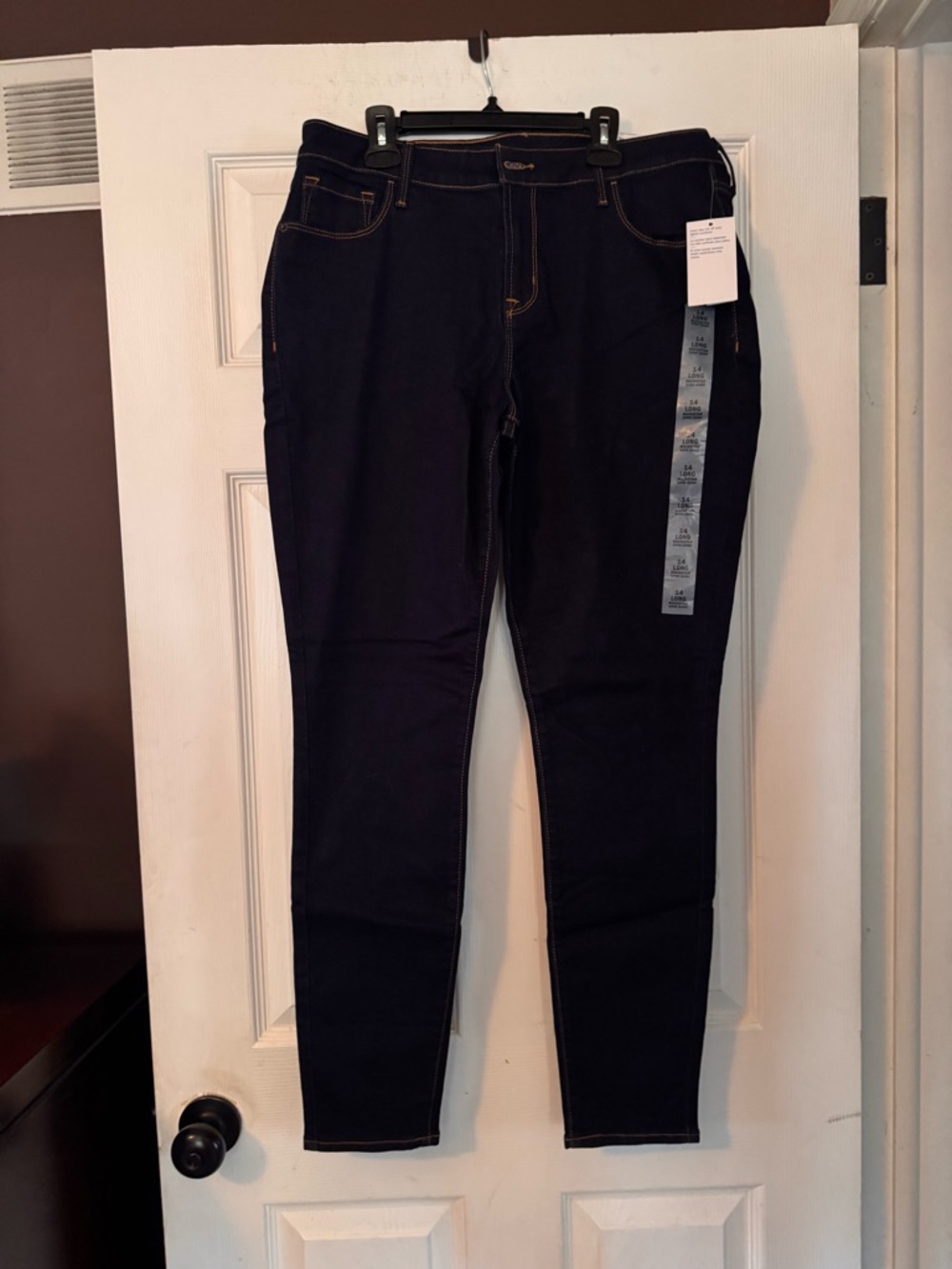 Old Navy Women's Navy Boot-Cut Stretch Jeans